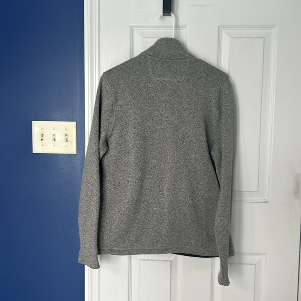 Polo adult medium gray full zip cotton sweater - Picture 5 of 5
